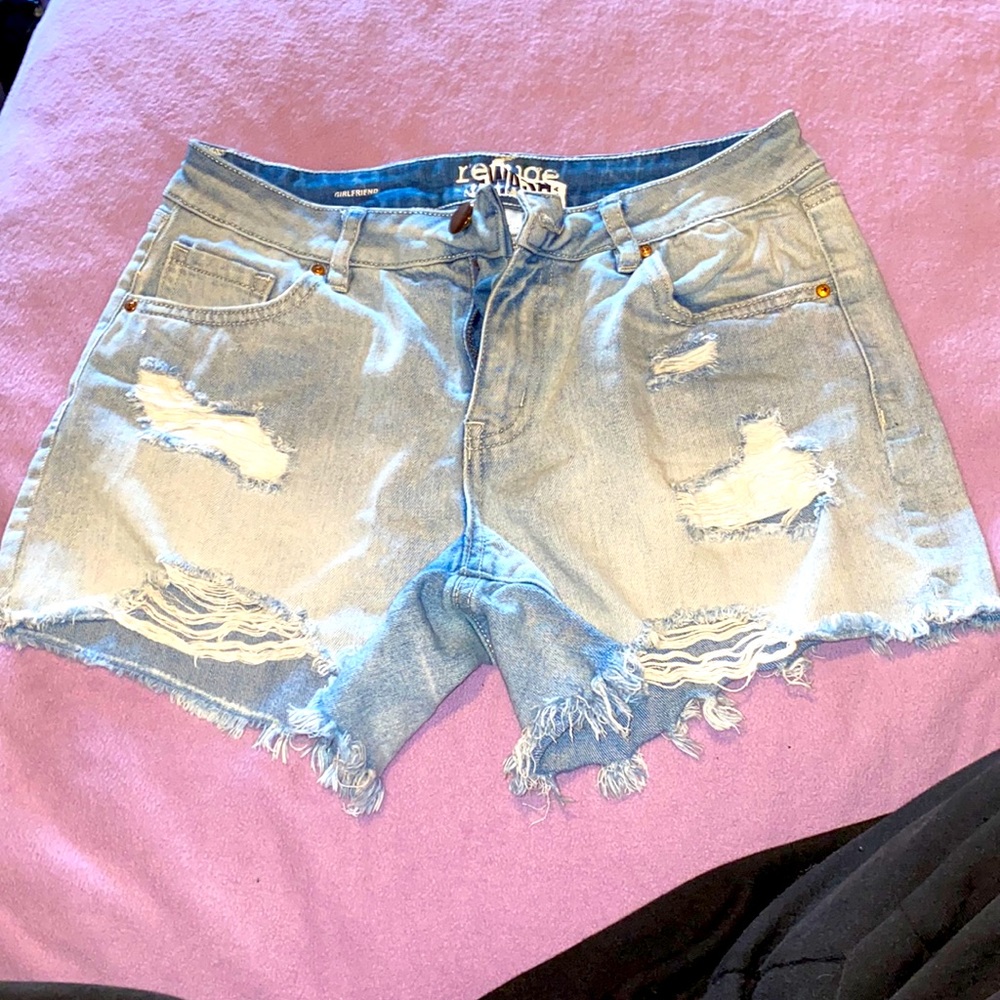 Revenge Rewash Brand Girlfriend Jean Shorts